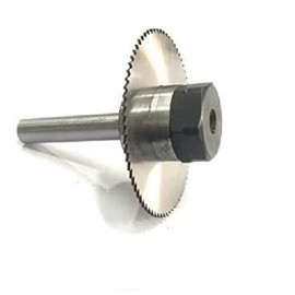 Slitting/Slotting Saw Holder with Circular Saw Blade Machine Tools ((Straight Shank 10MM)