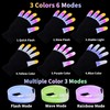 JoieDomi LED Light Up Gloves, Shoe Laces, Bracelet, 3 Multicolor
