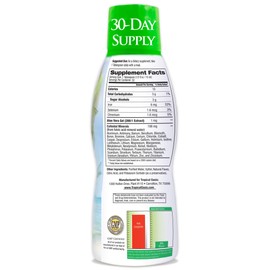 Tropical Oasis - Premium Ionized Plant Based Trace Minerals Liquid Formula- 74 essential minerals in liquid form for up to 96% Absorption - 16 oz, 32 servings