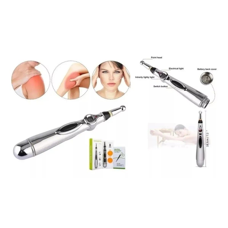 MIPLUMCOR Masejeador Corporal Pluma Electricaestimula Y Relaja Musculo