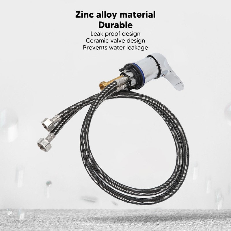 23.6in Faucet 47.2in Electro Polishing Hose High Pressure Sprayer Shampoo
