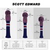 Scott Edward Golf Club Head Covers Set of 5 Golf