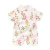 PAUBOLI - Bata kimono de algodón para recién nacido, bata