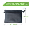 Golf Ball Pouch,Golf Tee Bag Tee Holder Bag,Leather Golf Ball
