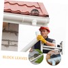 Operitacx Leaf Strainer Gutter Guard 6 Pack Downspout Filter Gutter