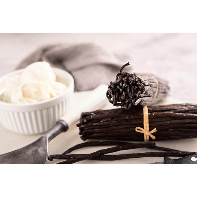 25 Organic Madagascar Vanilla Beans - Whole Extract Grade B