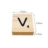 XYSMZM - 400 azulejos de madera para letras, azulejos de