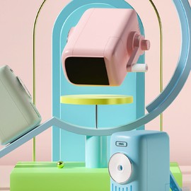 Delhi Deli Milk White Point Pencil Sharpener Milk Green / 델리 밀크 화이트 포인트 연필깎이 밀크그린