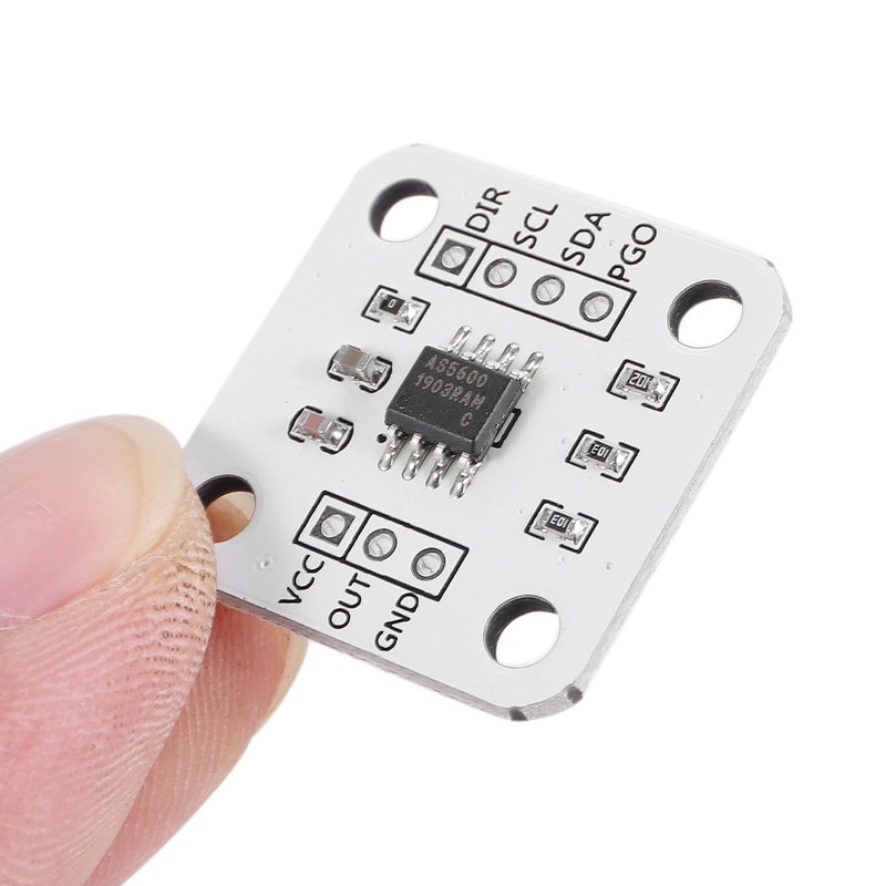 Hcskoss 4pcs AS5600 Magnetic Encoder IIC PWM Magnetic Induction Angle