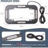 ROUTEKING 13.5" 24 LED License Plate Strobe Lights Waterproof License