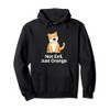 Not Evil, Just Orange | Orange Cat Pullover Hoodie