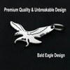 Bald Eagle Bottle Opener Keychain, Pocket EDC Beer Opener
