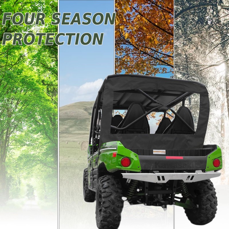 YONQIFON UTV Teryx 800 4 Rear Window,Back Window Soft Rear