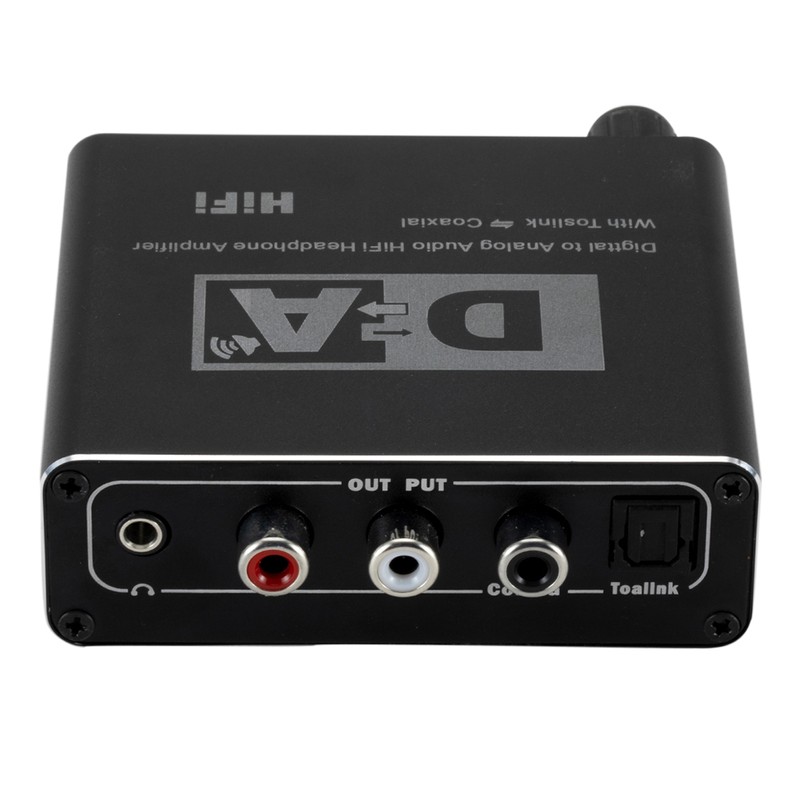 DAC Converter Digital Optical Coaxial Audio Converte Two Way Switch