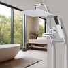 Hibbent All Metal cUPC Certified Shower Head, 12'' High Pressure