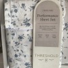 Threshold Performance Sheet Set Threshold Twin/Xl Twin Wing Floral Sheet