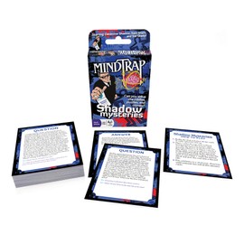 Outset Media - Mind Trap Shadow Mysteries - The Ultimate Crime Mystery Card Game - Includes 54 Cards, Ages 12+