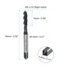 sourcing map 8pcs Metric Spiral Flute Thread Taps, M5 x