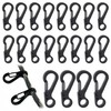 Ai-OUMLEEF 20 PCS Mini Alloy Carabiner Clip Keychain, Mini Spring