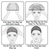 10 Pcs Breathable Stretchy Nylon Mesh Wig Caps, Open End