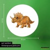 Huuraa Aufkleber Triceratops Dinosaurier Geschenk 10cm Triceratops Geschenkidee