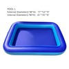 Inflatable Splash Pool for Kids, Plastic Wading Pools Outdoor, Large