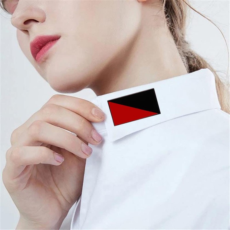 Anarchy Flag Lapel Pins Communism Badges Metal Pin Anarchism Symbol