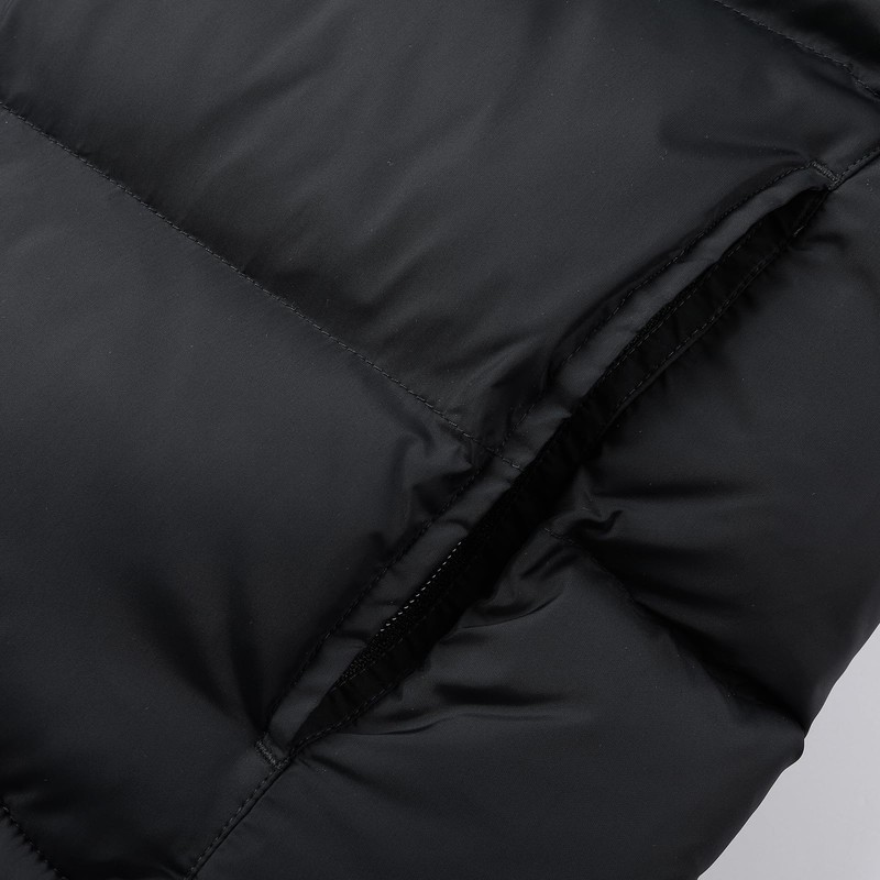 Kelme Men's Active Vest, Warm, Lightweight, Sleeveless Insulated Vest, Black