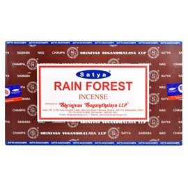 Satya Nag Champa Rainforest Incense Sticks (Whole Case)