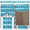 Backflow Preventer Insulation Cover Black 24 x 24in Backflow Preventer