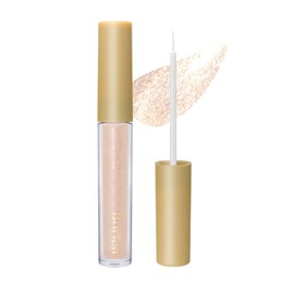 Borica Serum Glitter Liner, Eye Makeup, Eyeshadow, Eyeliner, Eyeliner, Eyeline, Eye Area, Moisturizing, Teardrop Bag, Hyaluronic Acid, Ceramide), 0.1 oz (3.5 g) (103 Champagne Beige)