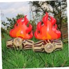 Hohopeti Decor Camping Party Props Inflatable Campfire Model Campfire Prop