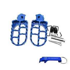 TC-Motor Aluminium Footrest Foot Pegs Rest For Yamaha PW50 PW80 TW200 TTR90 TTR90E Honda XR50R CRF50 CRF70 CRF80 CRF100F Dirt Bike Motocross