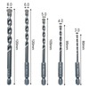 NORTOOLS Masonry Drill Bits 5 PCS Concrete Drill Bit Sets