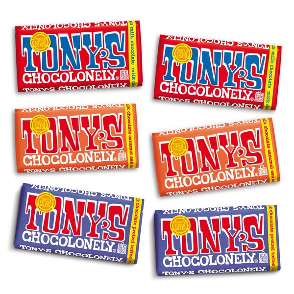 Tony's Chocolonely - Top 3 Milk Chocolate Bundle - Belgium