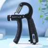 Grip Trainer, Adjustable Resistance Hand Grip Exerciser with Stainless Steel
