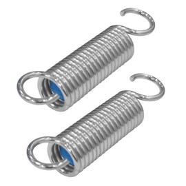 Fromann 8.9cm/3-1/2inch Recliner Replacement Springs Electric Sofa Chair Springs Dual Hook Mechanism Tension Springs 2 Pcs Wire Diameter 2.7mm