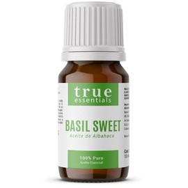Aceite Esencial Basil Sweet (Albahaca) 15ml True Essentials, colección de Aceites Esenciales para difusor. País de Origen: India