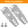 6 Packs 8269145 Dishwasher mounting bracket replacement parts with screws