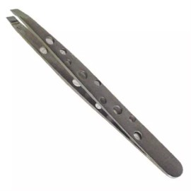 Satin Edge Non-Slip Slant Tip Tweezer      SE-2042