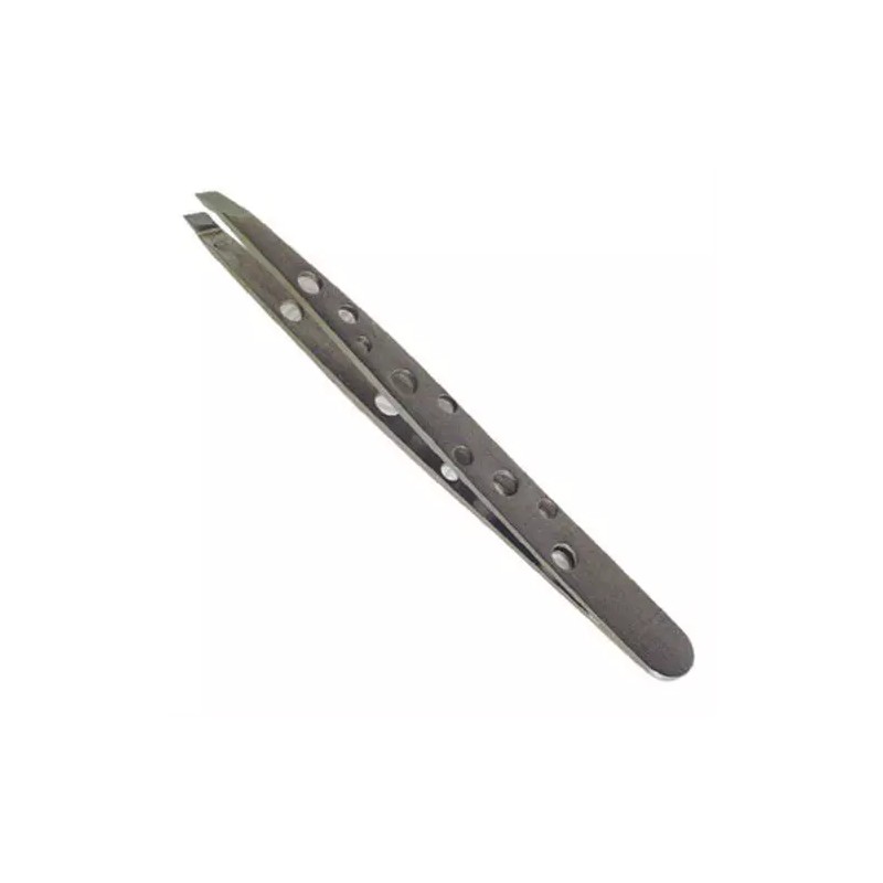 Satin Edge Non-Slip Slant Tip Tweezer SE-2042