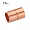 sourcing map Copper Pipe Coupling 10mm Straight Connecting Adapter with