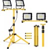 HBN 18000 Lumen LED Work Lights W/ Stand,2 Adjustable Head