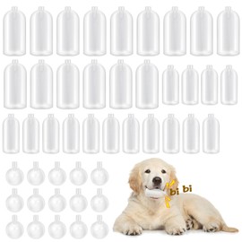 Tebery 45 Pack Replacement Squeakers for Dog Toys, Loud Plastic Pet Toy Squeakers Repair, Squeaky DIY Toy Noise Makers Accessories, Insert Replacement Squeaker for Cat Dog Toy, 3 Model