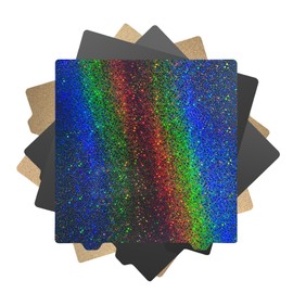 Imdinnogo 3D Print Bed 235x235mm Texture PEI Coating Sheet - Colorful and Shiny PEY Film Steel Build Plate: 9.25in Platform Removable for Ender 3 S1 V2 Pro Ender 5 Accessories BCZAMD