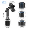 Sandfren Car Cup Phone Holder, 360° Rotation Carbon Fiber Vehicle