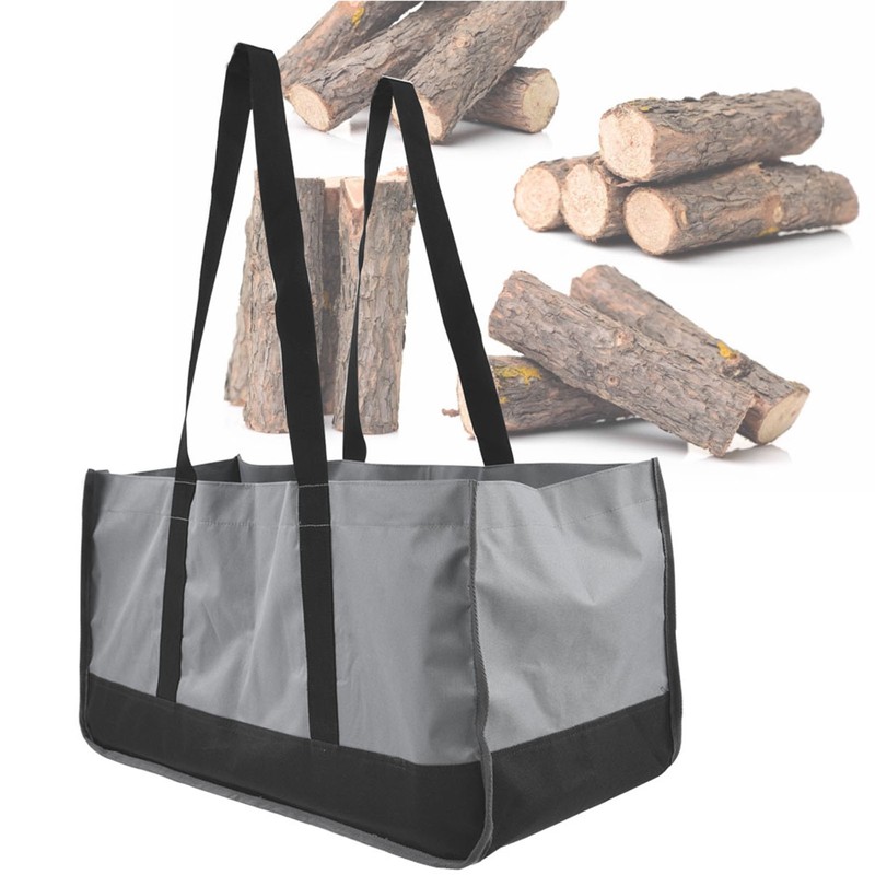 Large Capacity Firewood Wood Carrying Bag Outdoor Log Carrier Holder