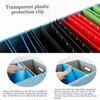Oterri File Organizer Box with Lid, Portable Hanging File Box