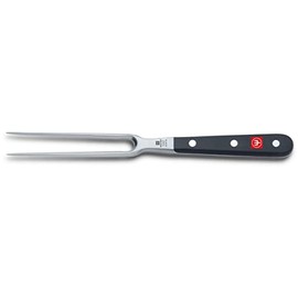 Wusthof Classic Straight Meat Fork, One Size, Black, Stainless Steel