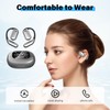Open Ear Earbuds, LCD Touch Screen OWS Headphones, Bluetooth Earphones